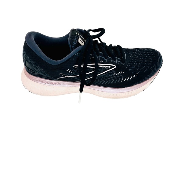 Brooks Glycerin 19 women’s black w/ rose color accent athletic/running shoe sz 9 - Picture 3 of 15